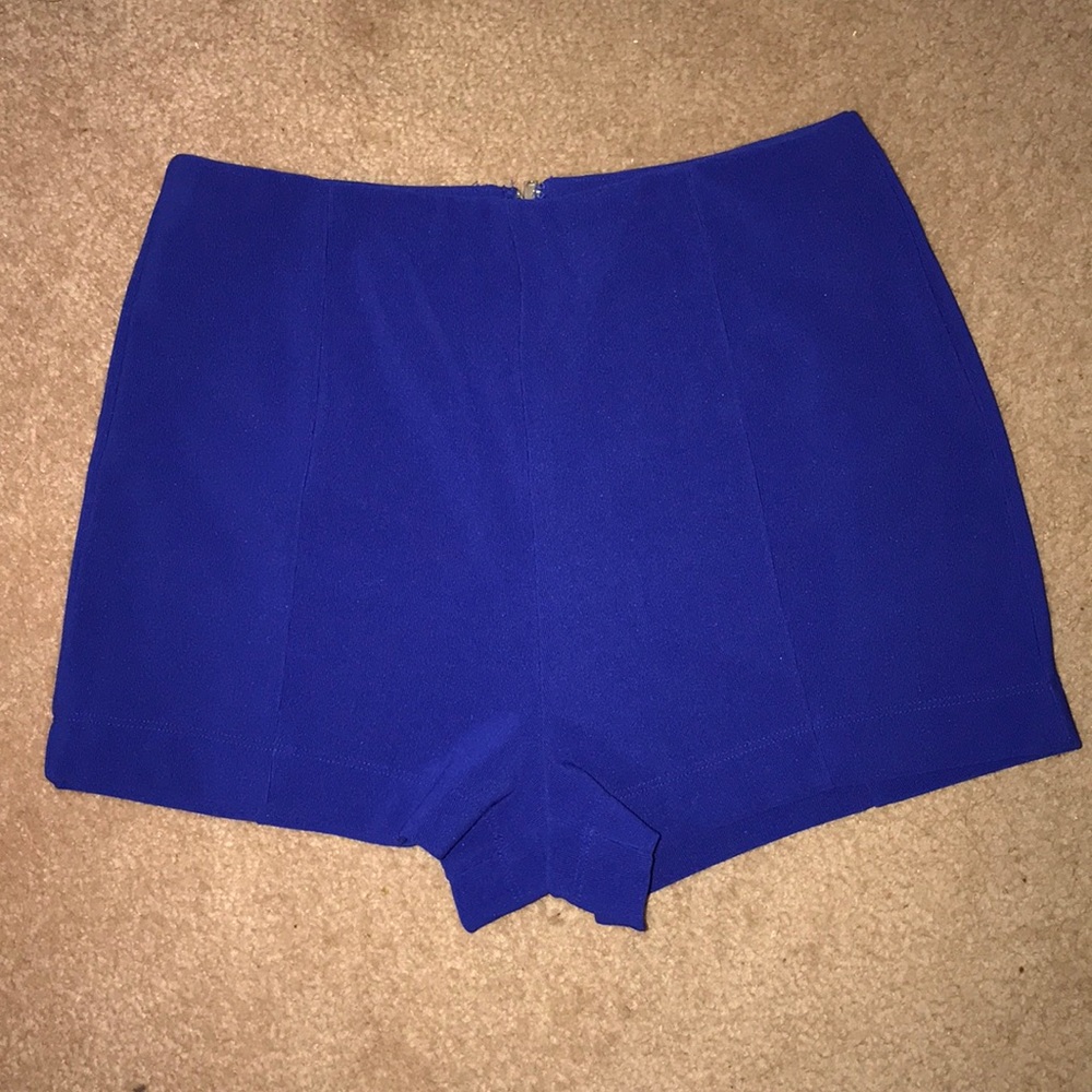 Blue Forever 21 High Waisted Shorts
